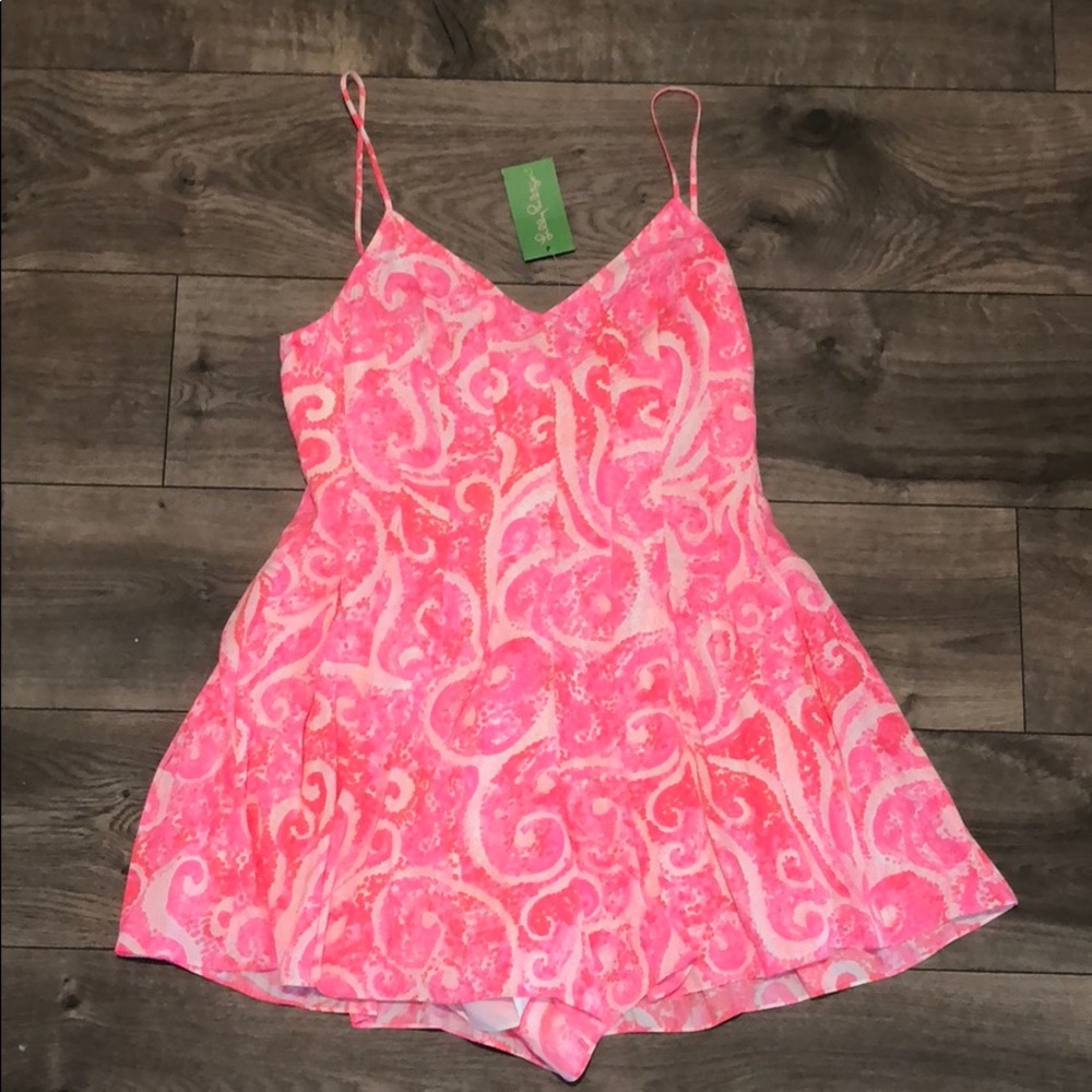 NWT Pink Lily Pulitzer Romper